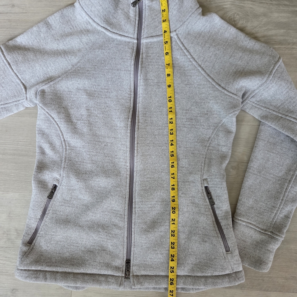 Prana Women's Tri Thermal Gray Zip-Up Jacket - Picture 8 of 9